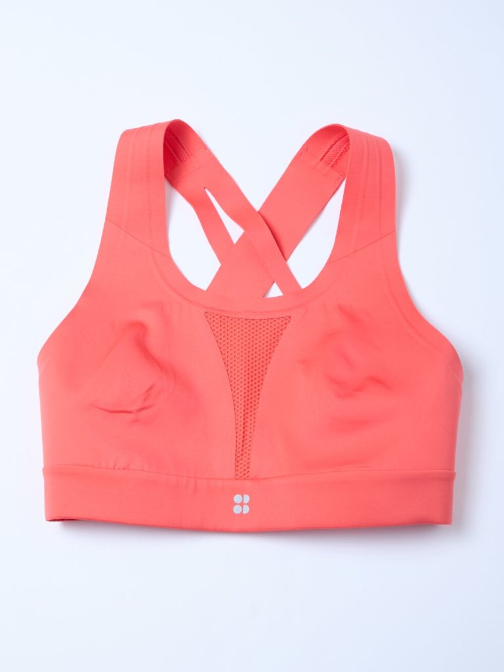 Sweaty Betty All Train High Compression Coral Sports Bra 32C